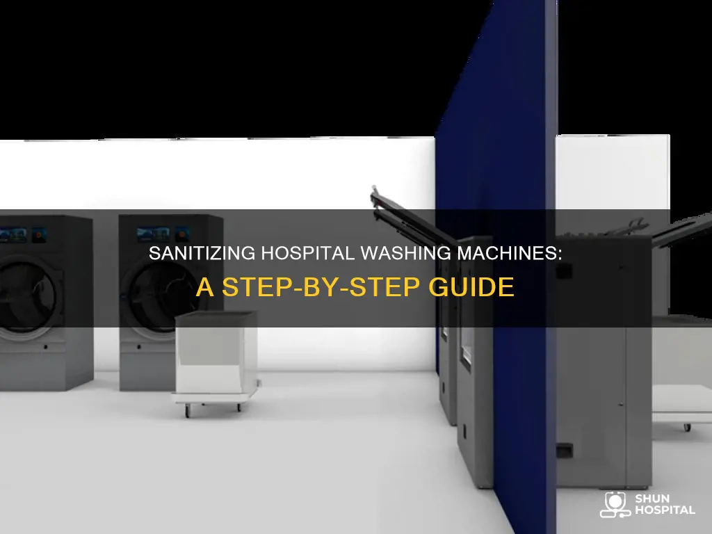 how do clean a hospital washing machine