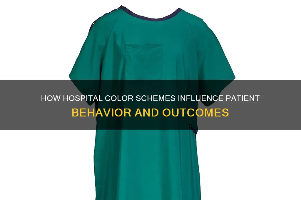 how do colors in hospitals impact human behavior data