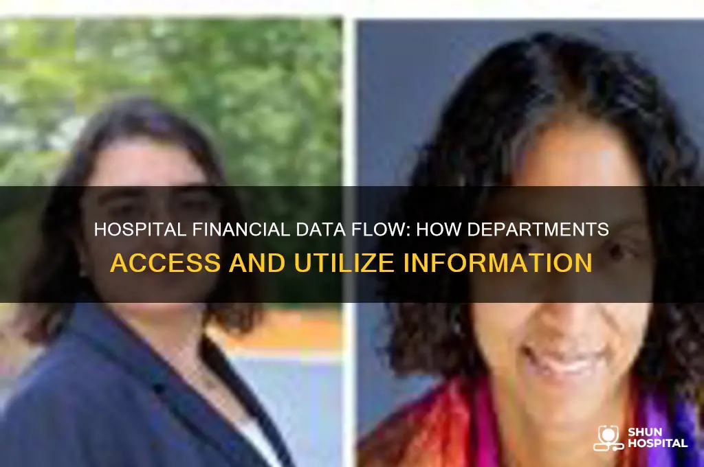 how do different departments in a hospital receive financial information