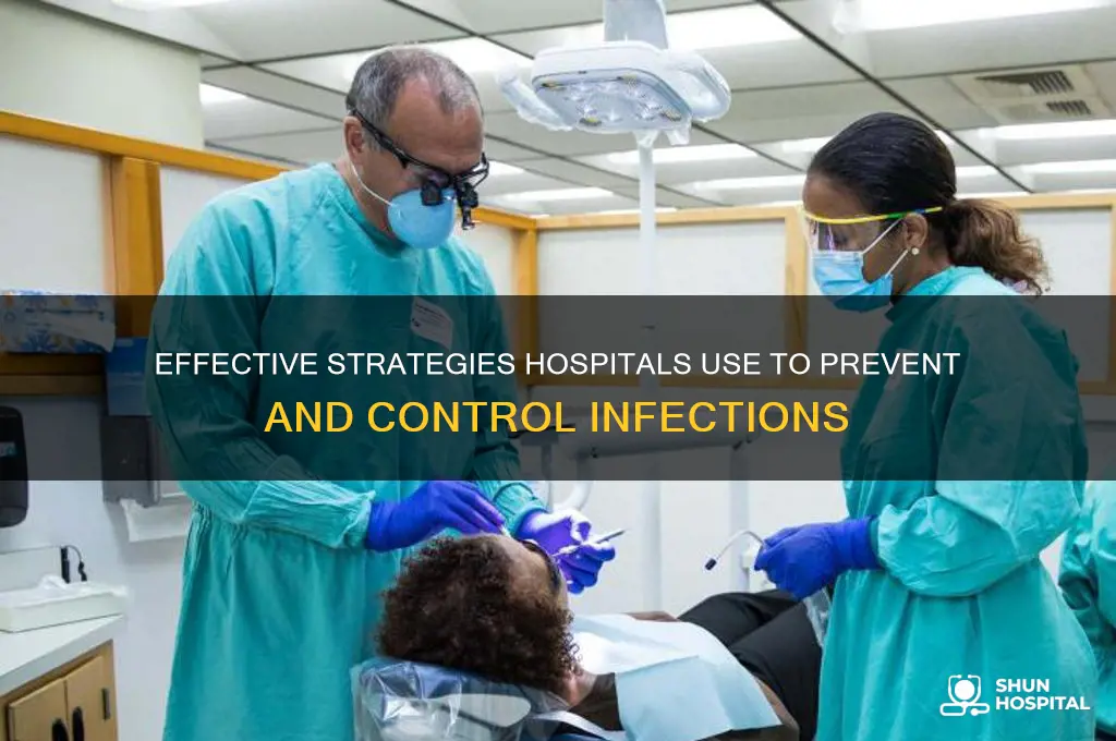 how do hospital control infection