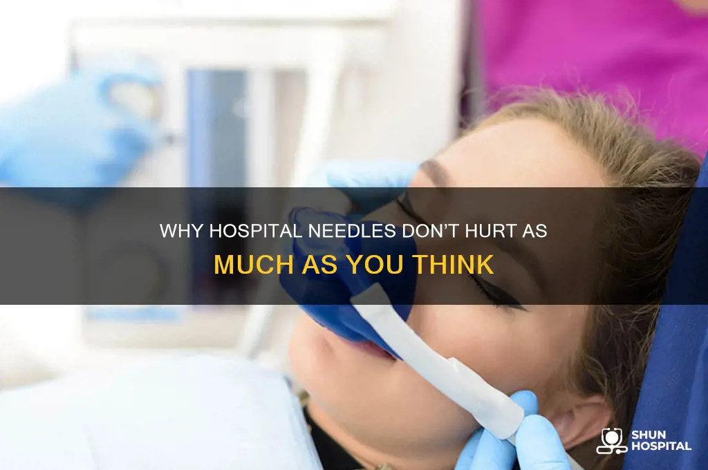 how do hospital needles don