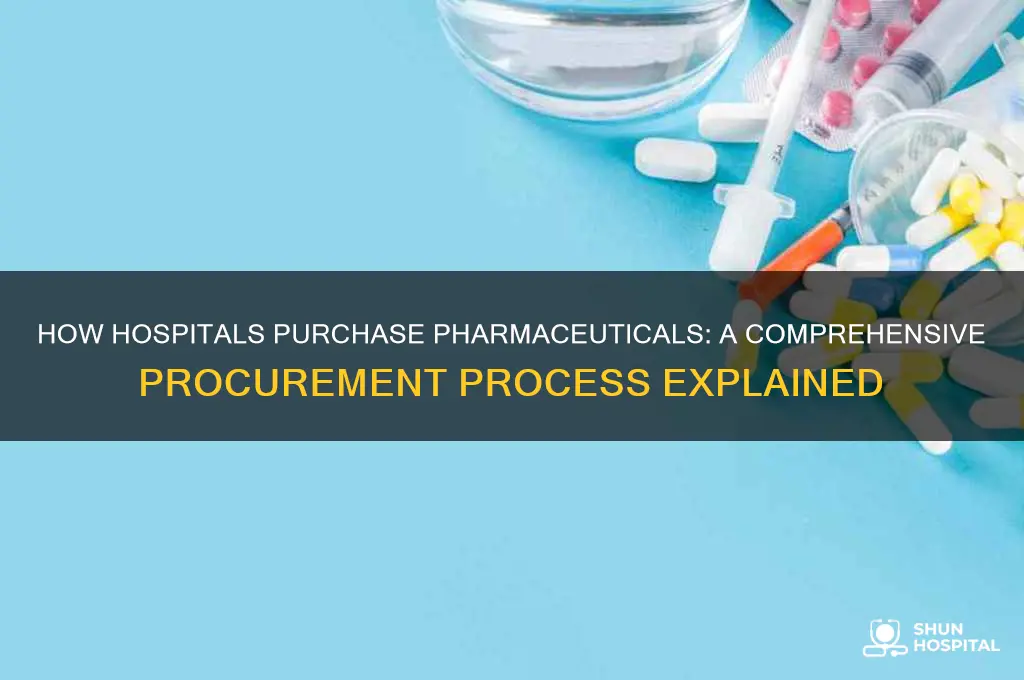 how do hospitals buy drugs
