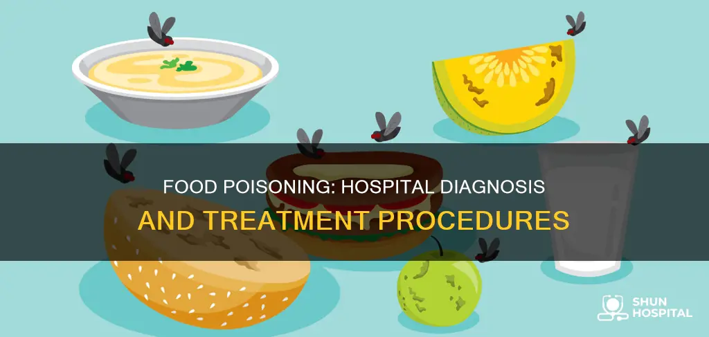 how do hospitals check for food poisoning