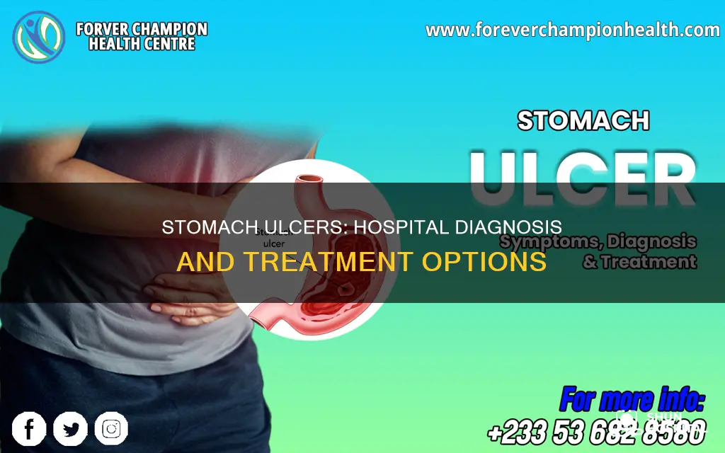 how do hospitals check for stomach ulcers