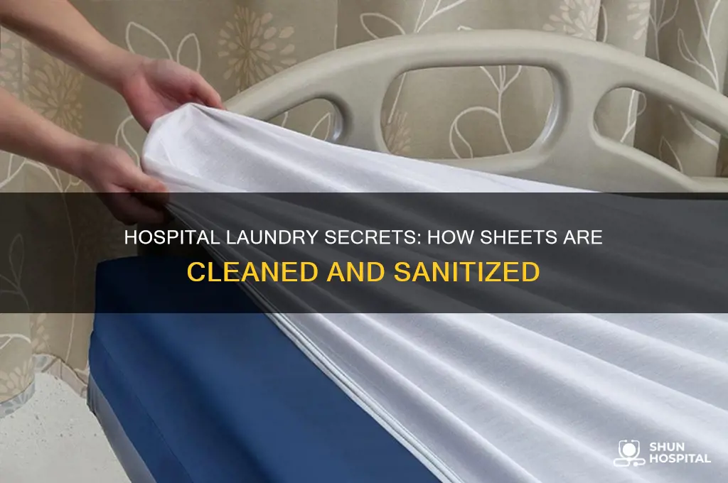 how do hospitals clean sheets
