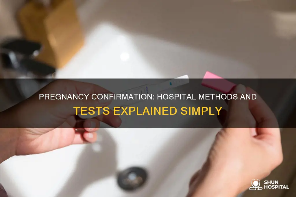 how do hospitals confirm pregnancy