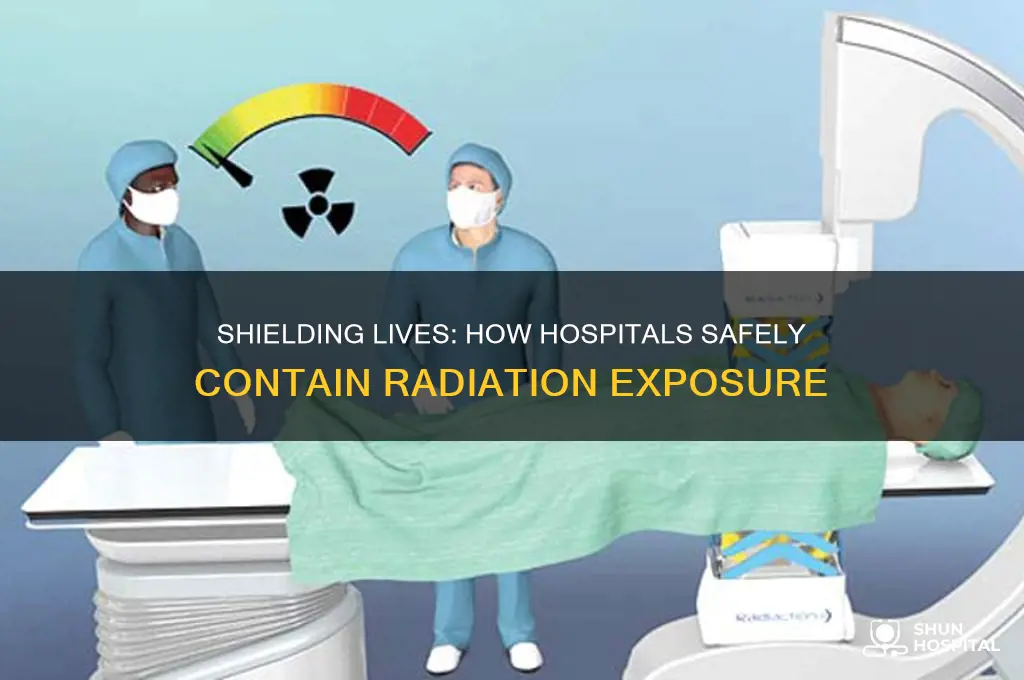 how do hospitals contain radiation