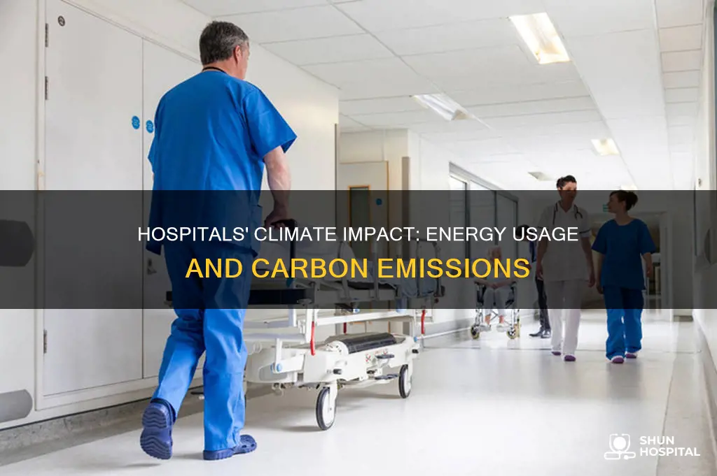 how do hospitals contribute to climate change
