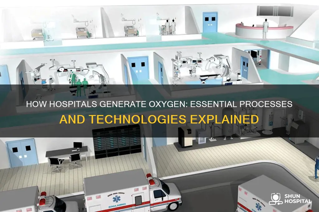 how do hospitals create oxygen