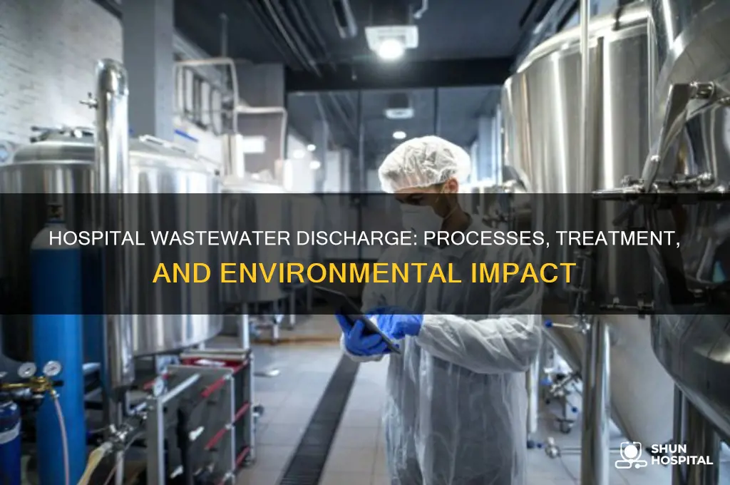 how do hospitals discharge wastewater
