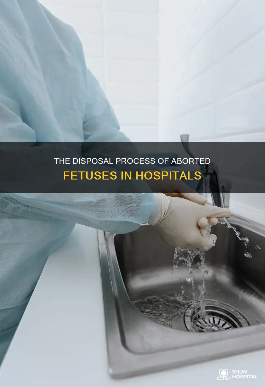 how do hospitals dispose of aborted fetuses