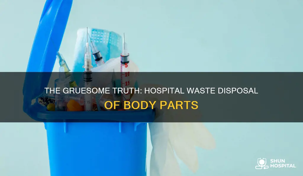 how do hospitals dispose of body parts