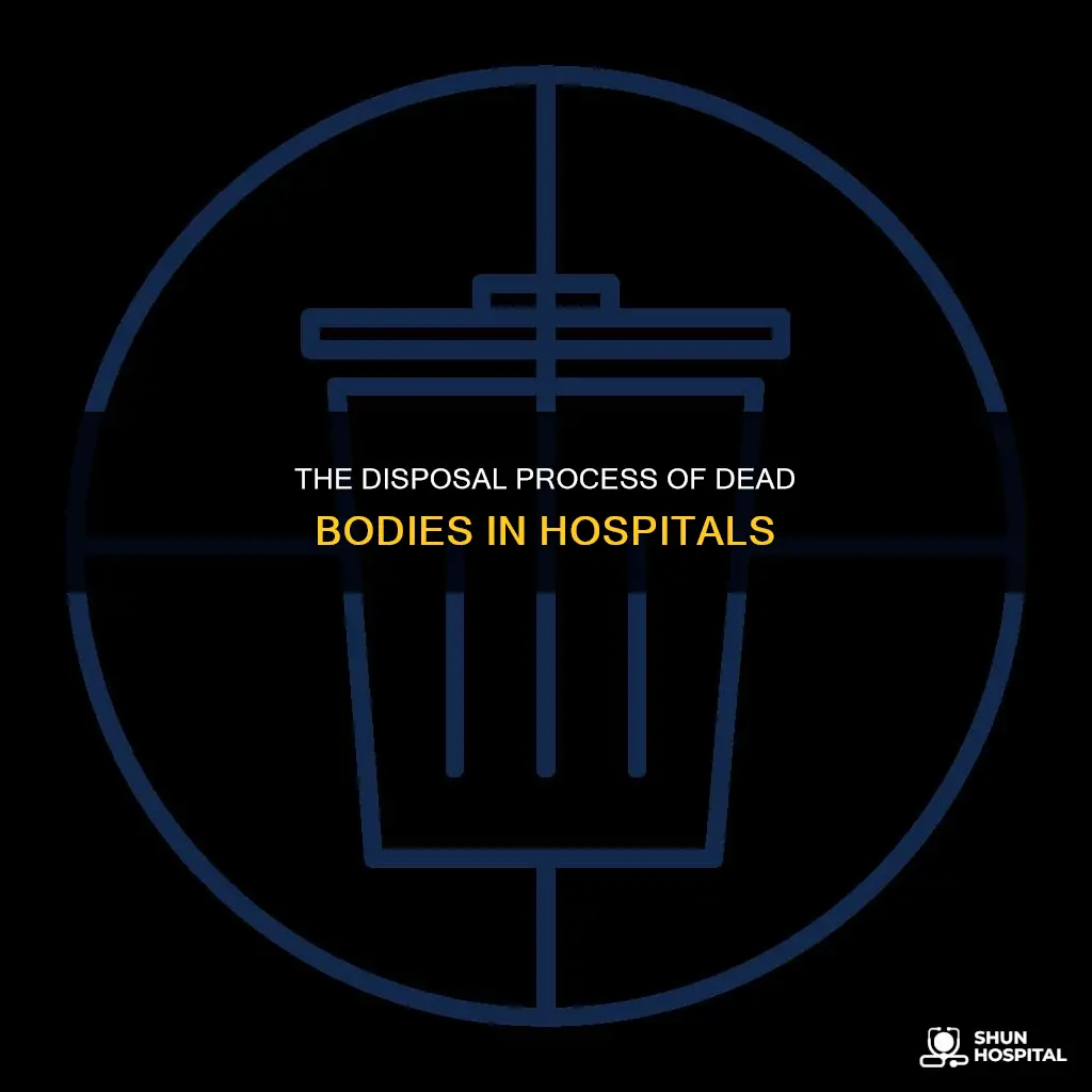 how do hospitals dispose of dead bodies