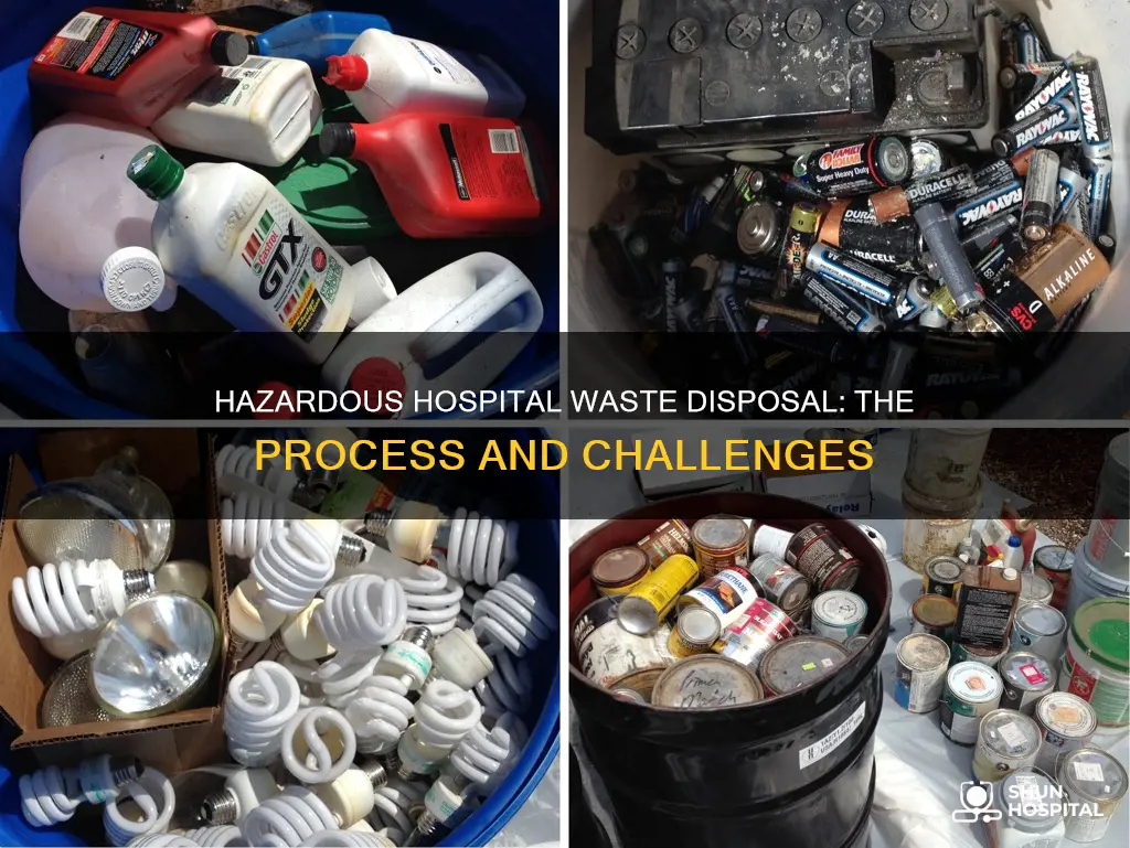 how do hospitals dispose of hazardous waste