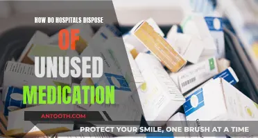 Hospitals' Unused Medication: Safe Disposal Methods and Practices