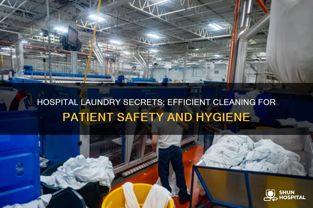 how do hospitals do laundry