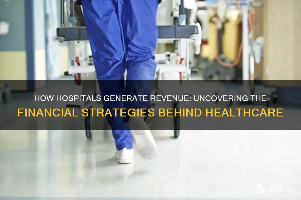 how do hospitals earn money