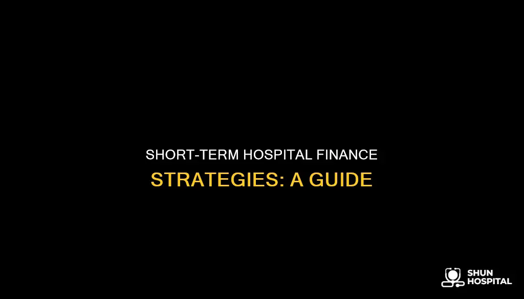 how do hospitals finance for short term