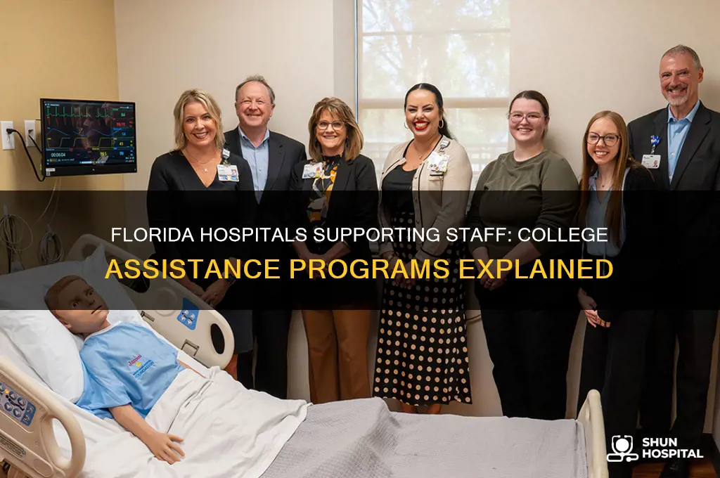 how do hospitals help their employees with college in fl