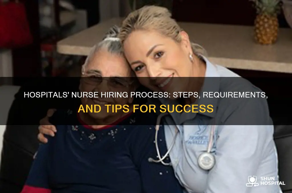 how do hospitals hire nurses