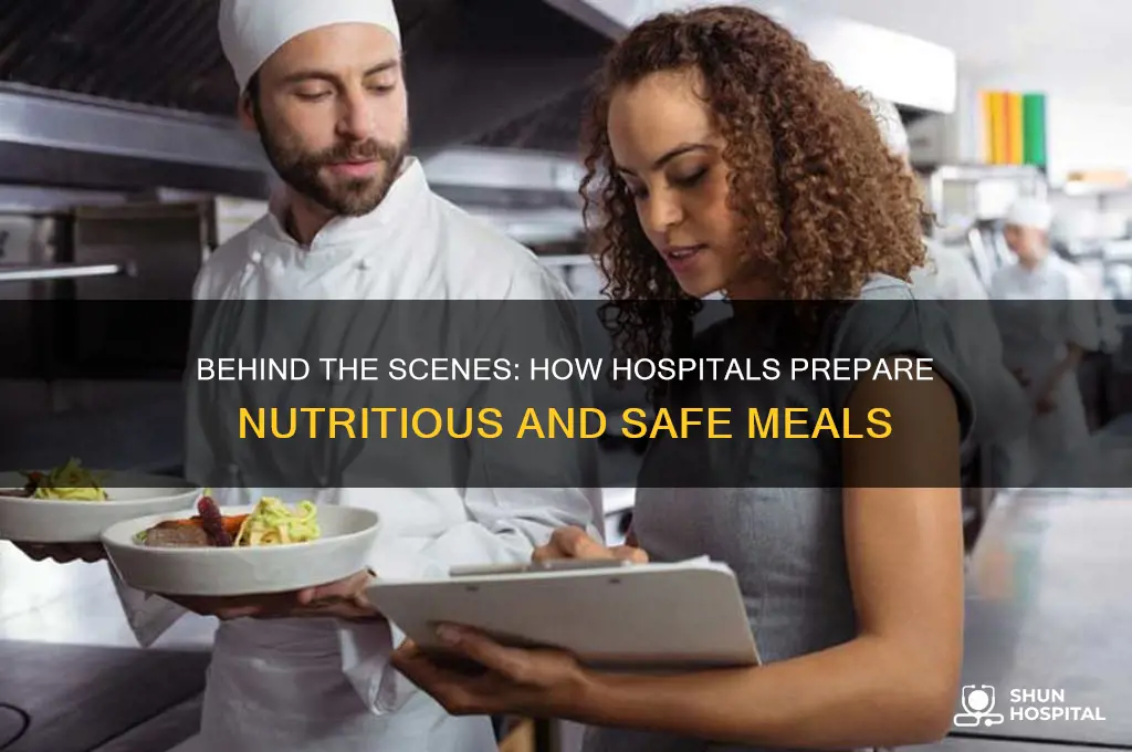 how do hospitals prepare food