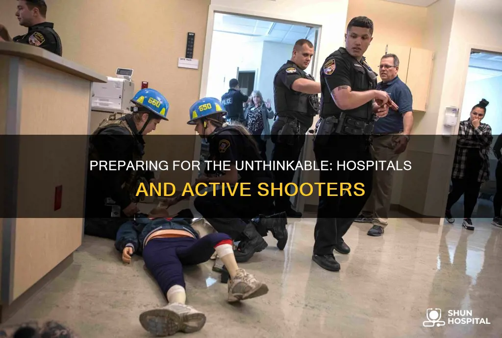 how do hospitals prepare for active shooters