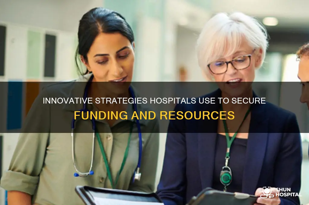 how do hospitals raise money