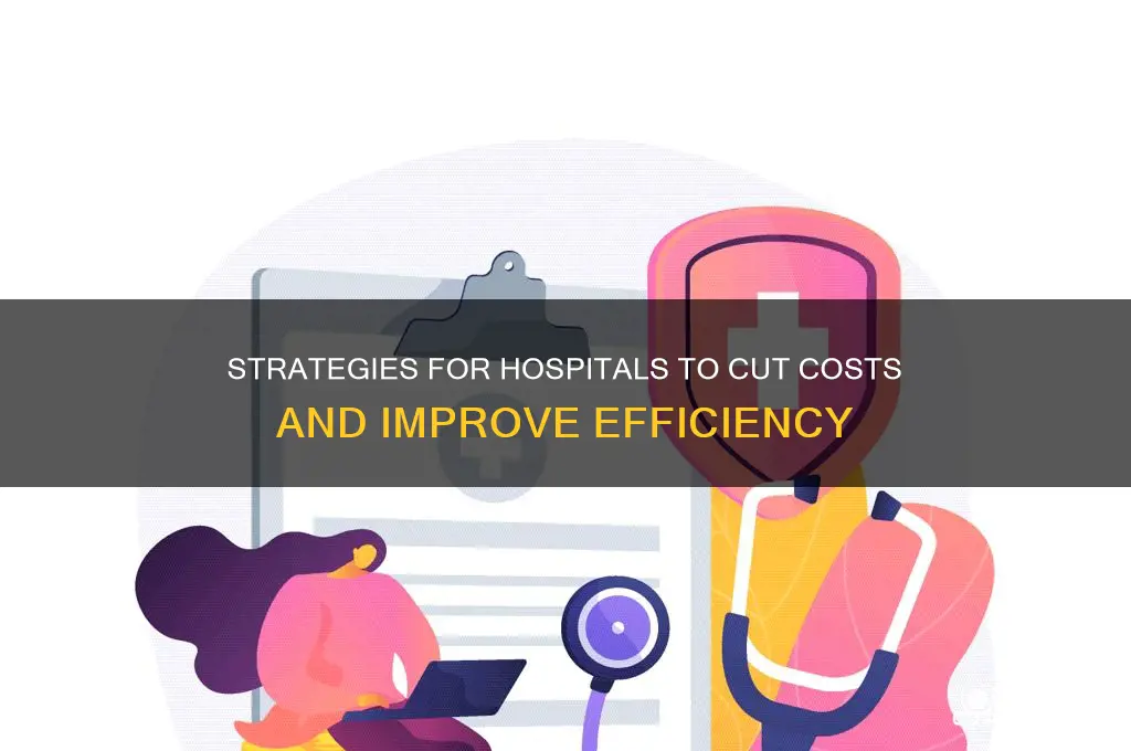 how do hospitals reduce costs