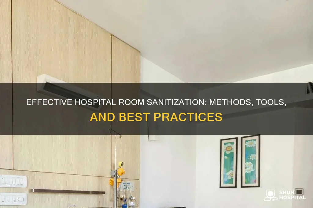 how do hospitals sanitize rooms