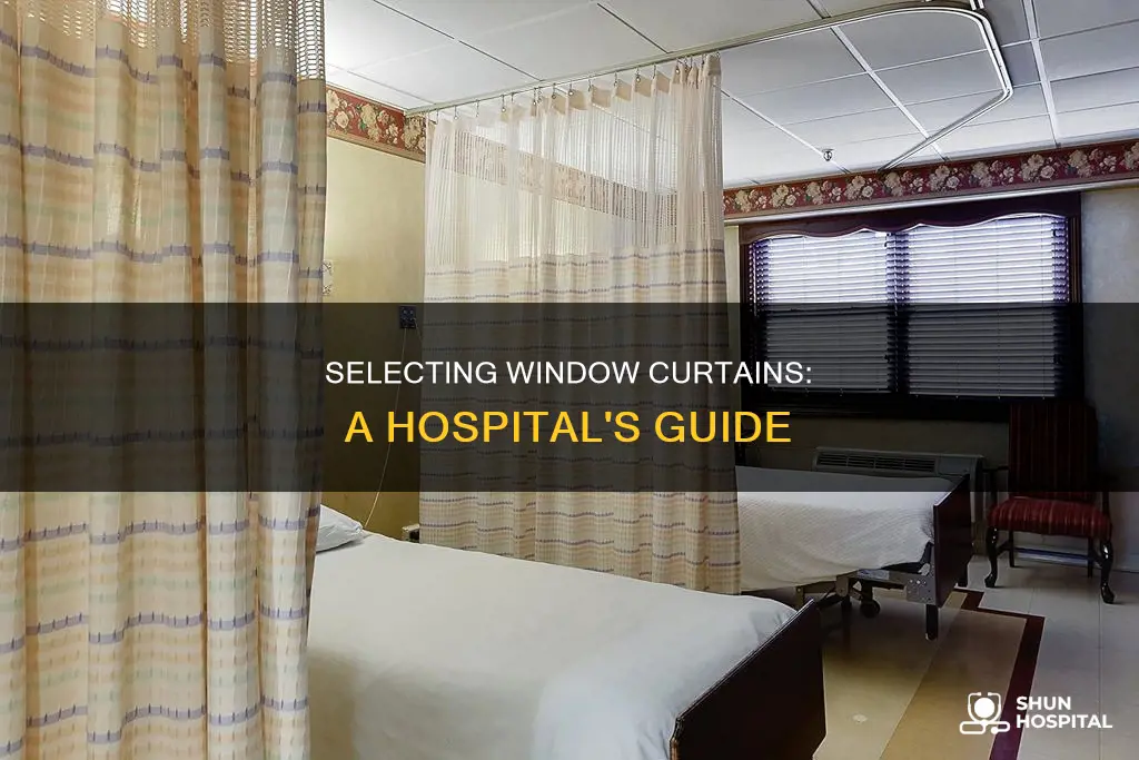 how do hospitals search for window curtains