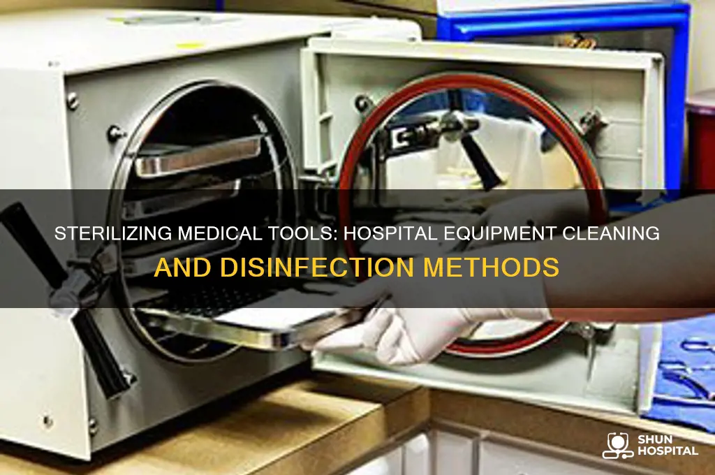 how do hospitals sterilise equipment