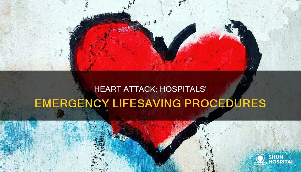 how do hospitals stop a heart attack