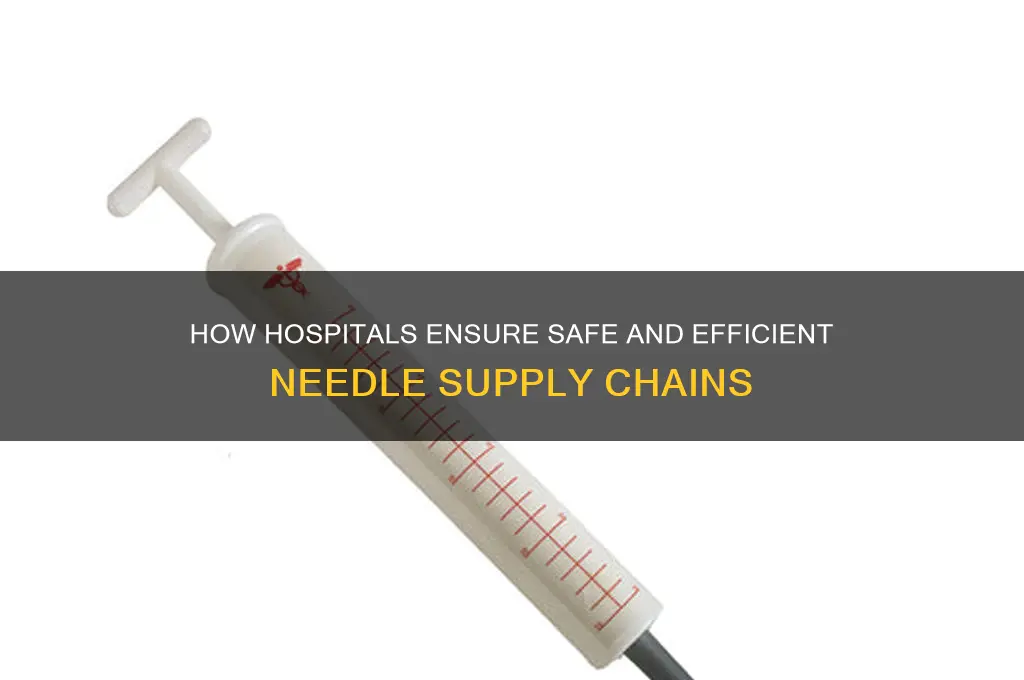 how do hospitals supply needles