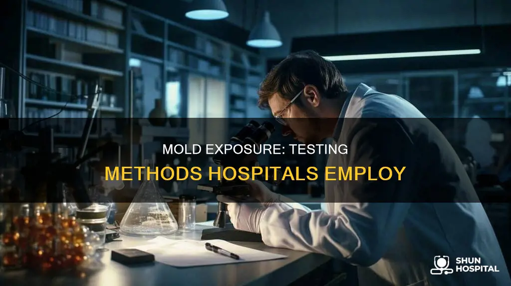 how do hospitals test for mold exposure