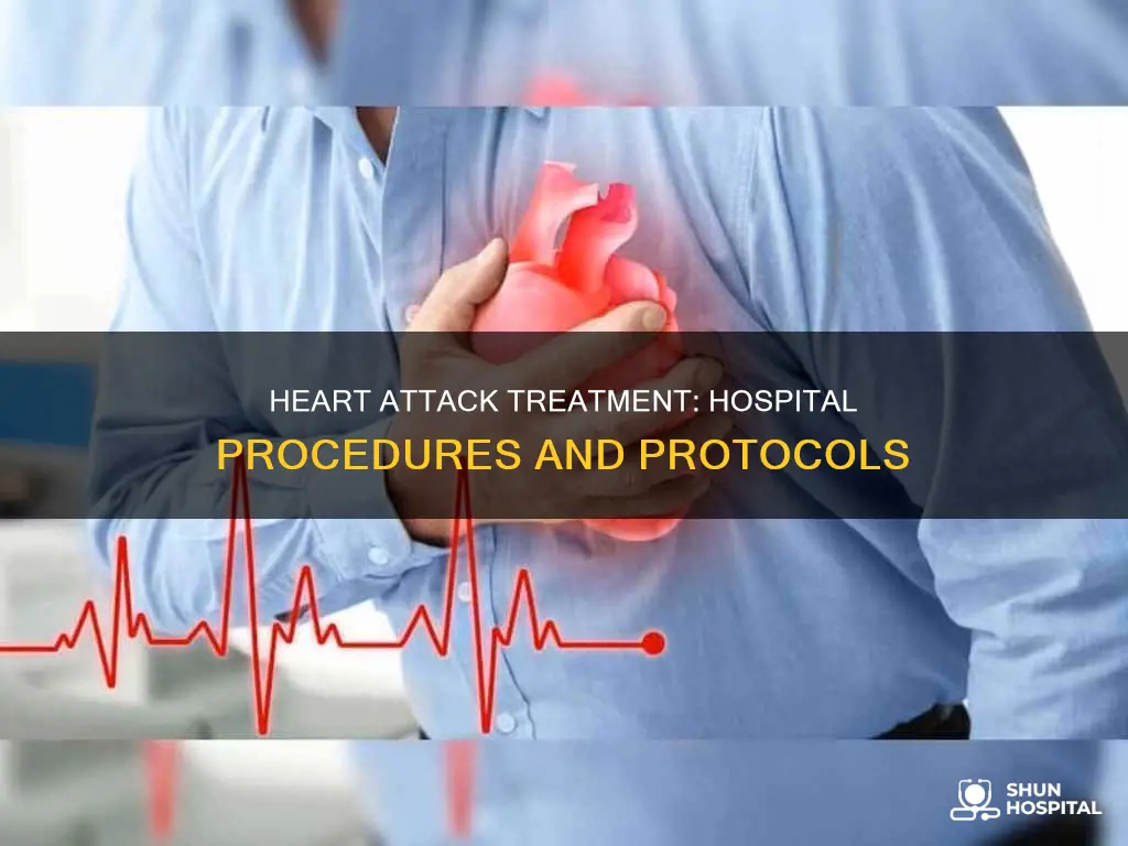 how do hospitals treat a heart attack