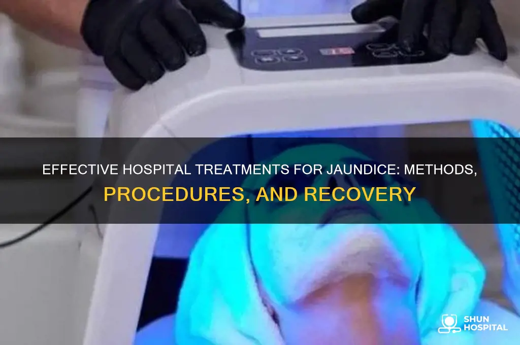 how do hospitals treat jaundice