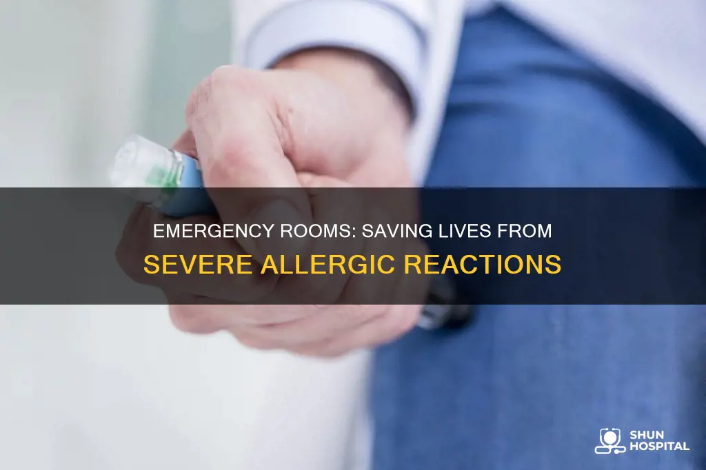 how do hospitals treat severe allergic reaction