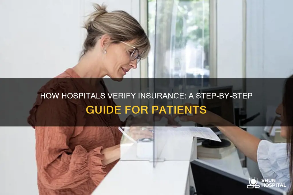 how do hospitals verify insurance