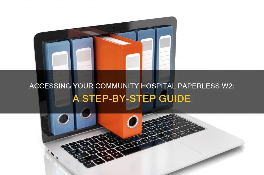 how do i access my community hospital paperless w2