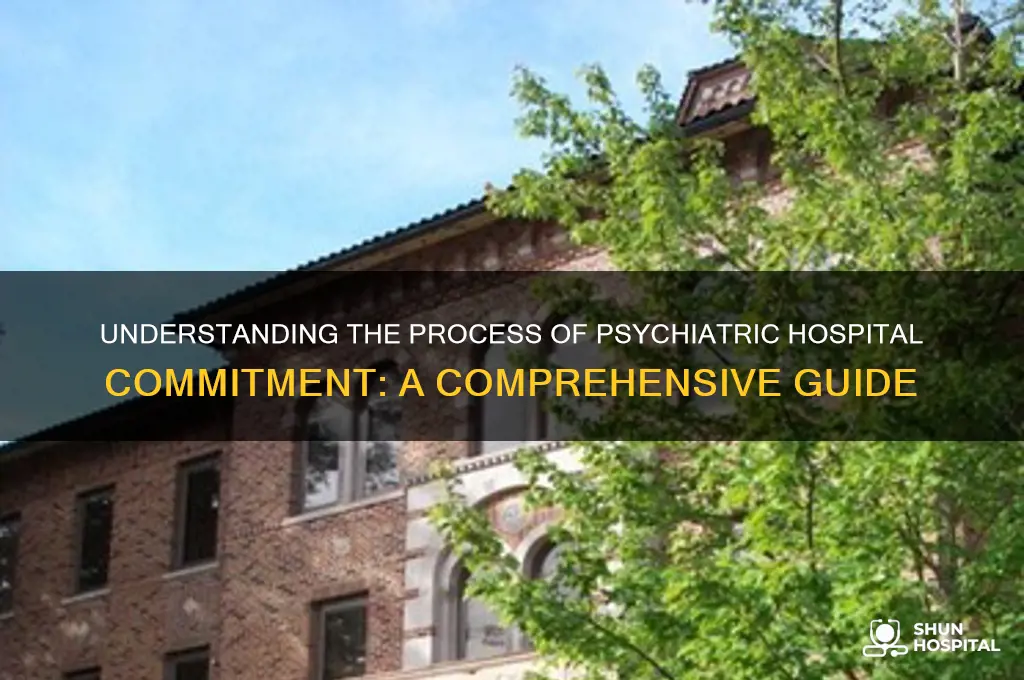how do i become committed to a psychiatric hospital
