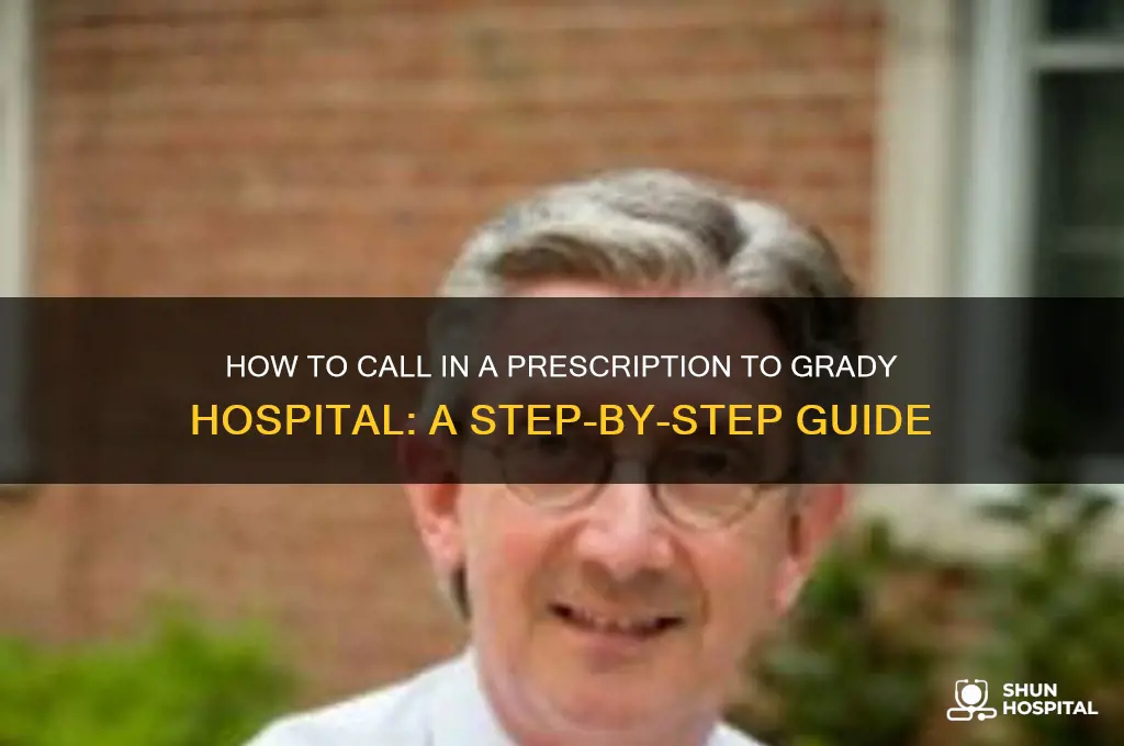 how do i call in a prescription to grady hospital