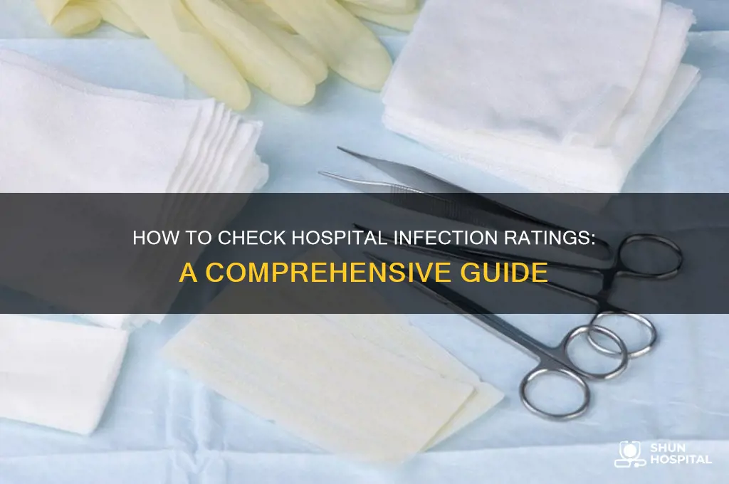 how do i check a hospital ratings for infection