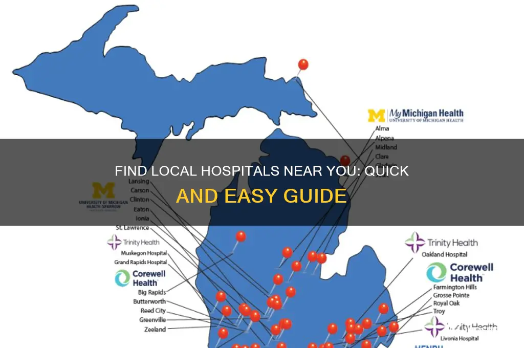 how do i check the local hospitals in my area
