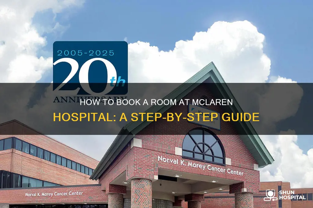 how do i cll a room at mclaren hospital