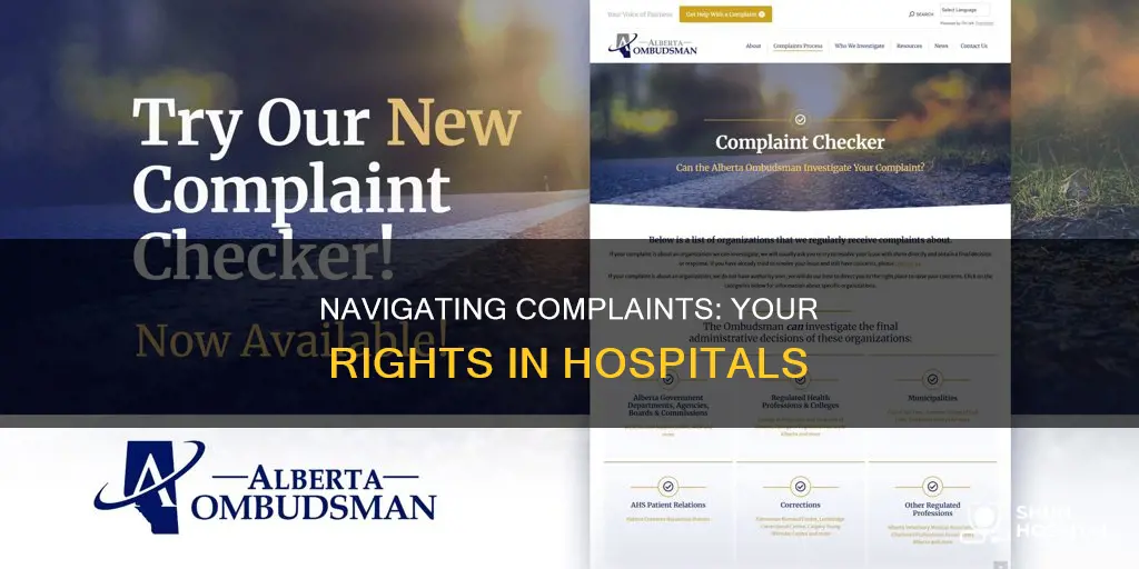 how do i complain about a hospital