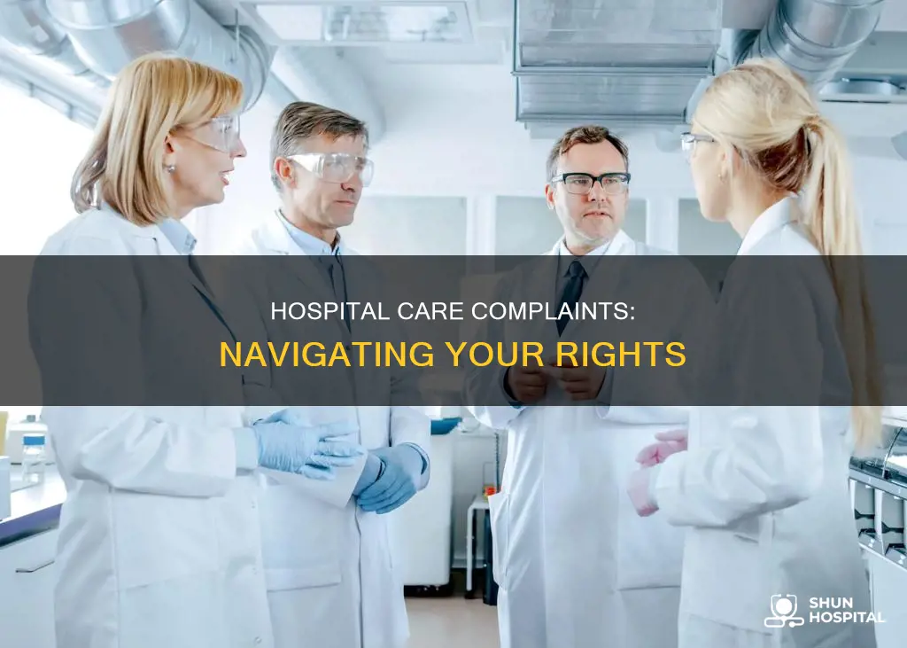 how do i complain about hospital care