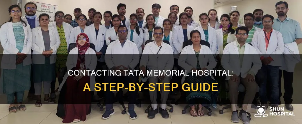 how do i contact tata memorial hospital