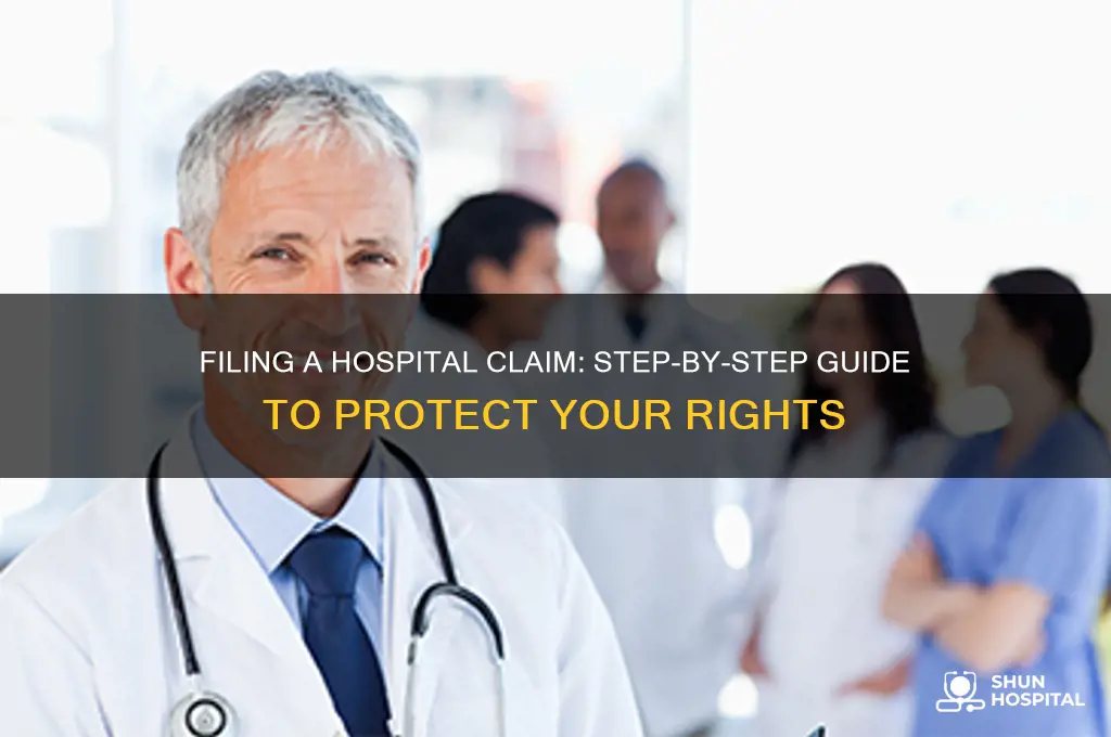 how do i file a claim against a hospital