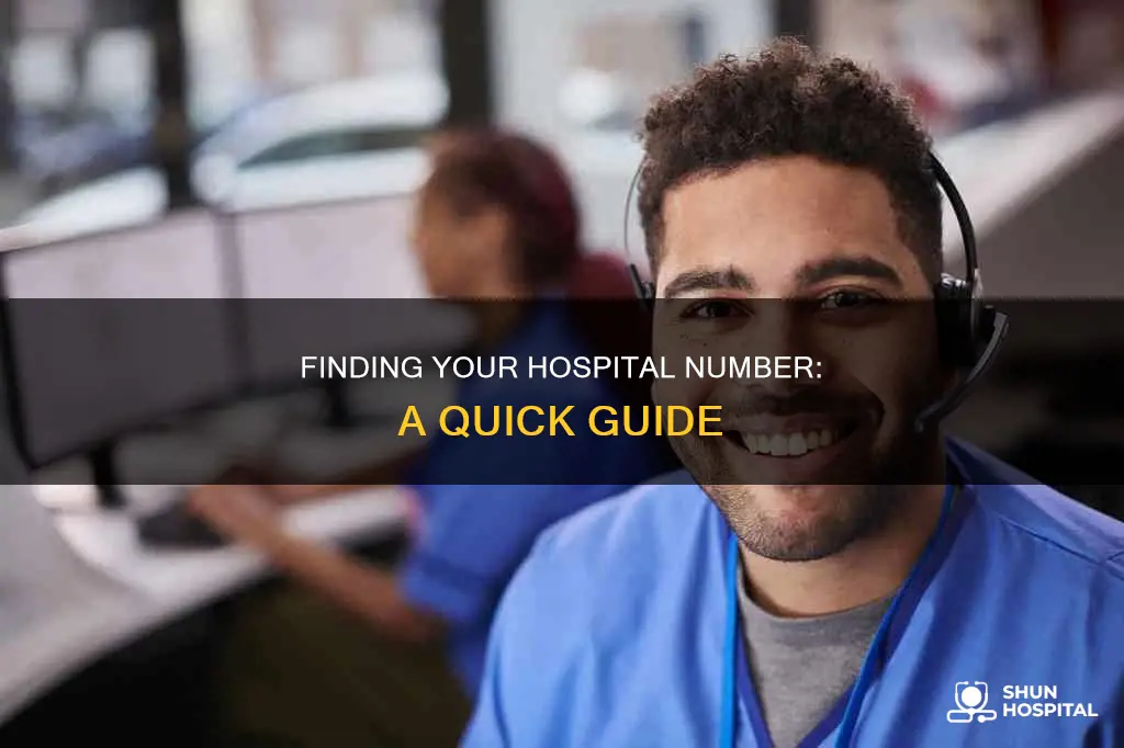 how do i find a hospital number