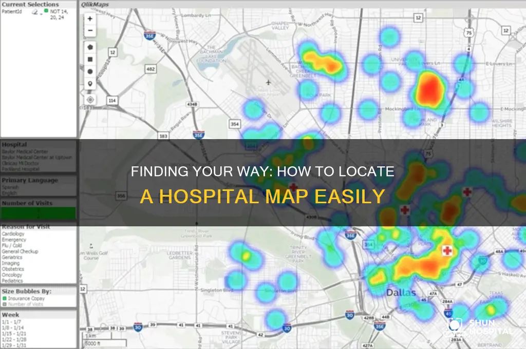 how do i find a map of a hospital